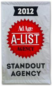 Ad Age A-List Custom applique banner