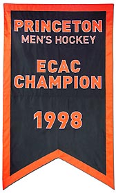 Applique Princeton Men's Hockey ECAC champion banner