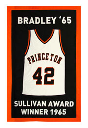 Princeton Retired jersey custom banner for Bill Bradley