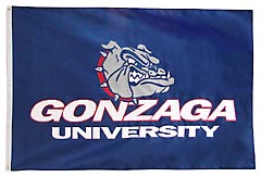Gonzaga University custom logo flag