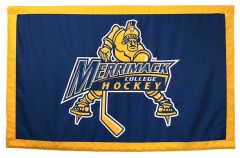 Hockey East Conference, Merrimack logo banner, applique