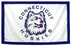 Hockey East Conference, University of Connecticut logo banner, applique