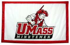 Hockey East Conference, University of Massachusetts Amherst logo banner, applique